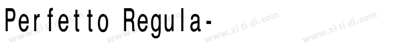 Perfetto Regula字体转换